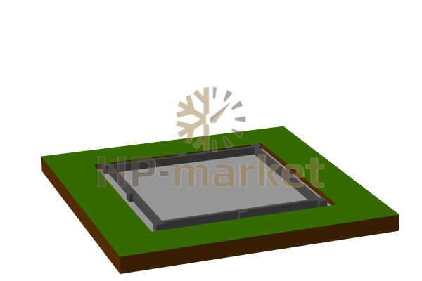 3)Ленточный фундамент