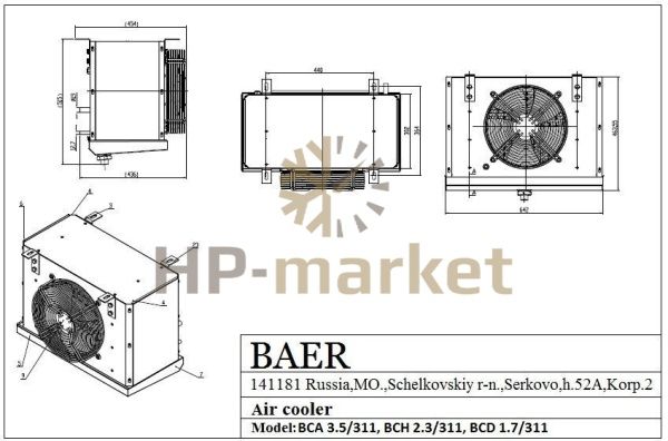 Воздухоохладитель ВСD 30.11 (2)