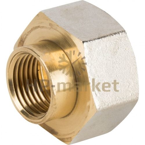 Муфта переходная Equation, 1x1.2, никелированная латунь