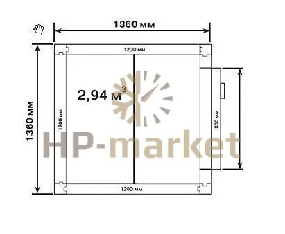 Холодильная камера_1 КХН 2 94