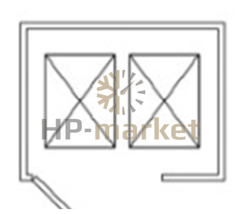 Шкаф холодильный Polair CR1.6080.T2 inox (2)