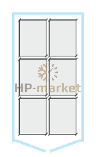 Шкаф холодильный Polair CR2.6080.T6 inox (2)