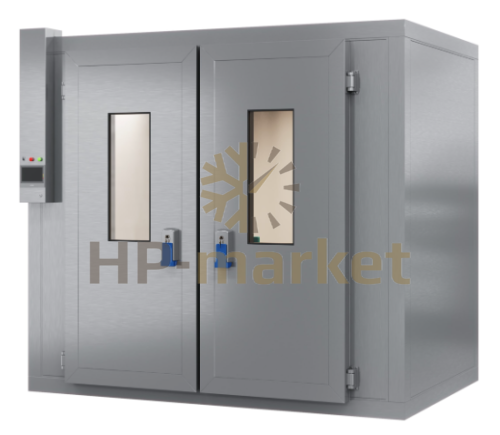 Шкаф холодильный Polair CRP2.6080.T3 inox (с холодильным агрегатом)