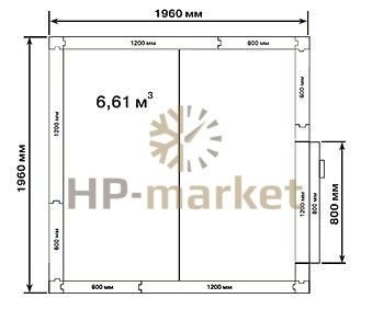 Холодильная камера_1 КХН 6 61