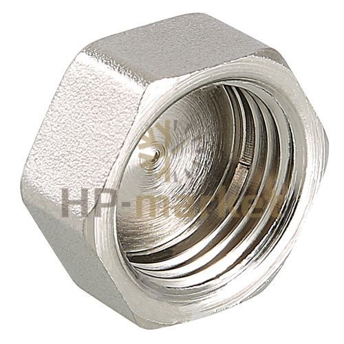 Заглушка ник. латунь 1.2